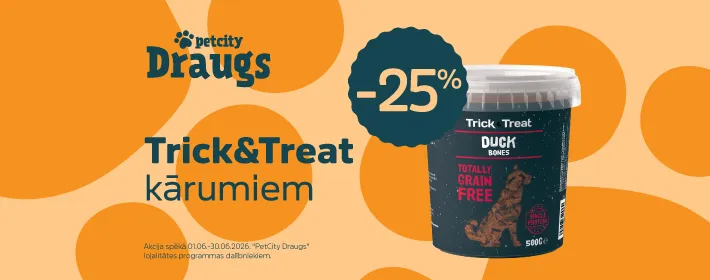Trick&Treat kārumiem -25%