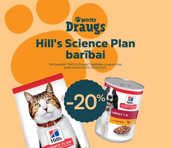Hill's Science Plan barībai 20% atlaide