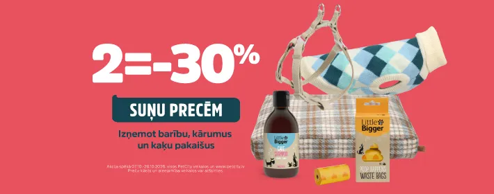 Dog 2=-30%