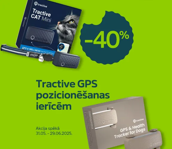 Tractive GPS pozicionēšanas ierīcēm -40%