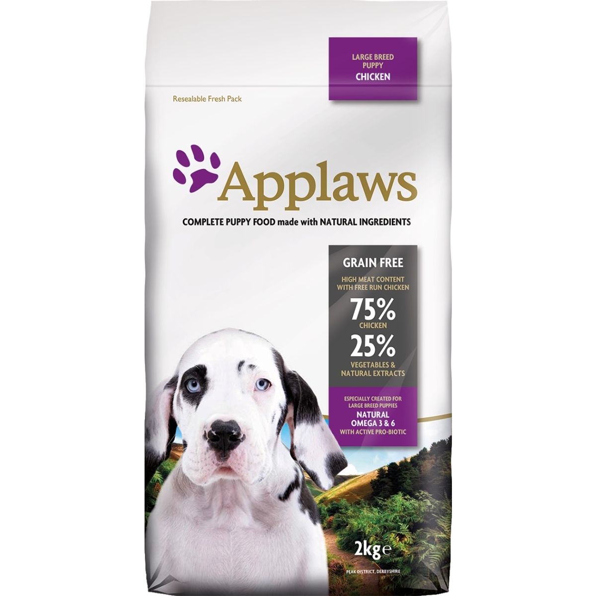 Applaws sausā barība lielo šķirņu kucēniem ar vistu 15 kg - Produkta attēls