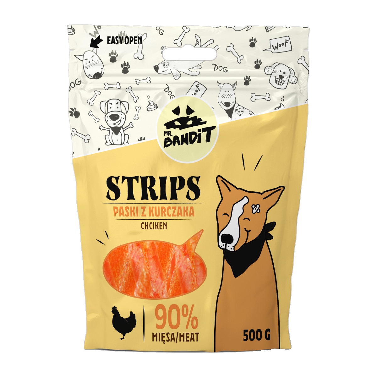 MR.BANDIT Strips vistas gaļas strēmeles 80 g