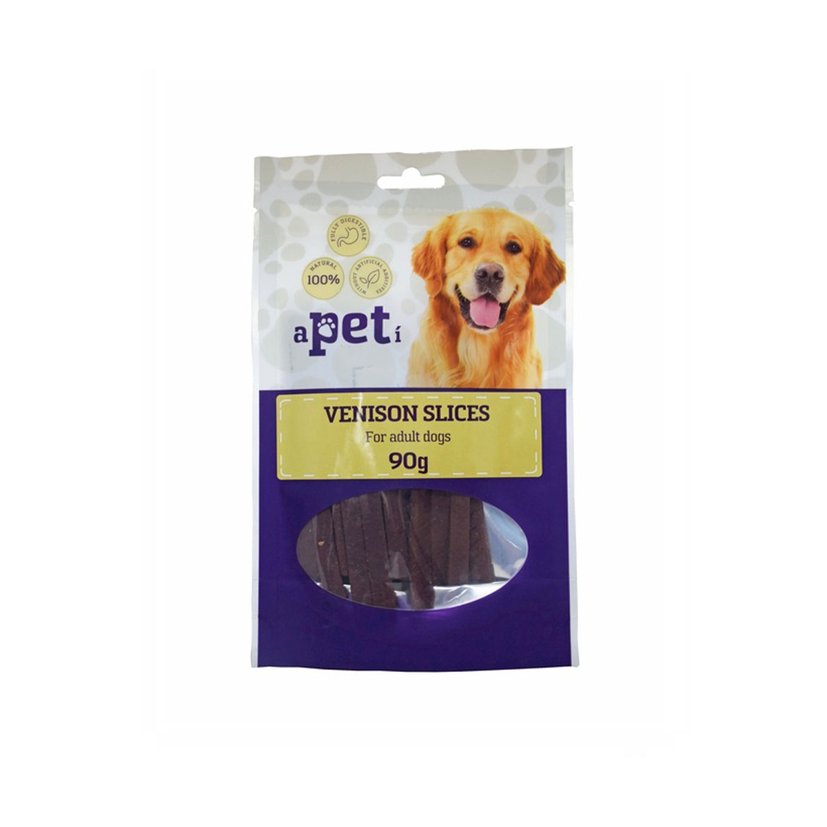 APETI brieža gaļas strēmelītes suņiem, 90g - Produkta attēls
