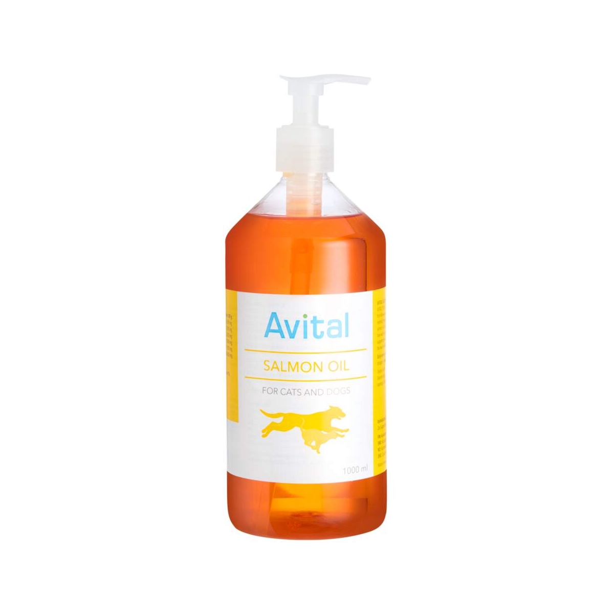 AVITAL laša eļļa, suņiem un kaķiem, 1000 ml - Produkta attēls