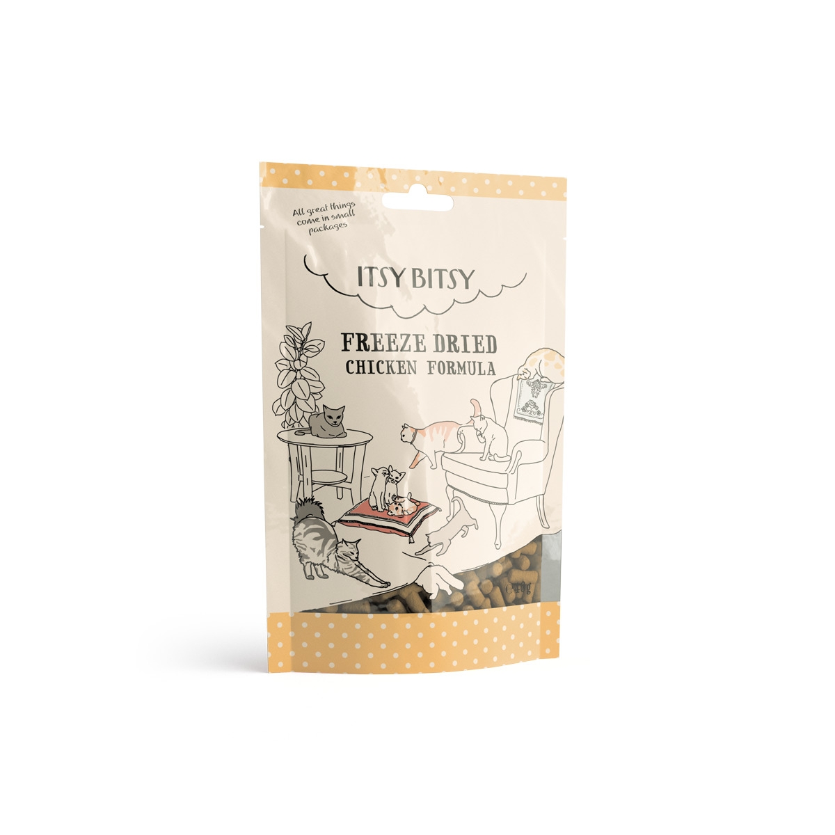 ITSY BITSY Mix Liofilizēti kārumi kaķiem, vistas gaļa, 40g - Produkta attēls