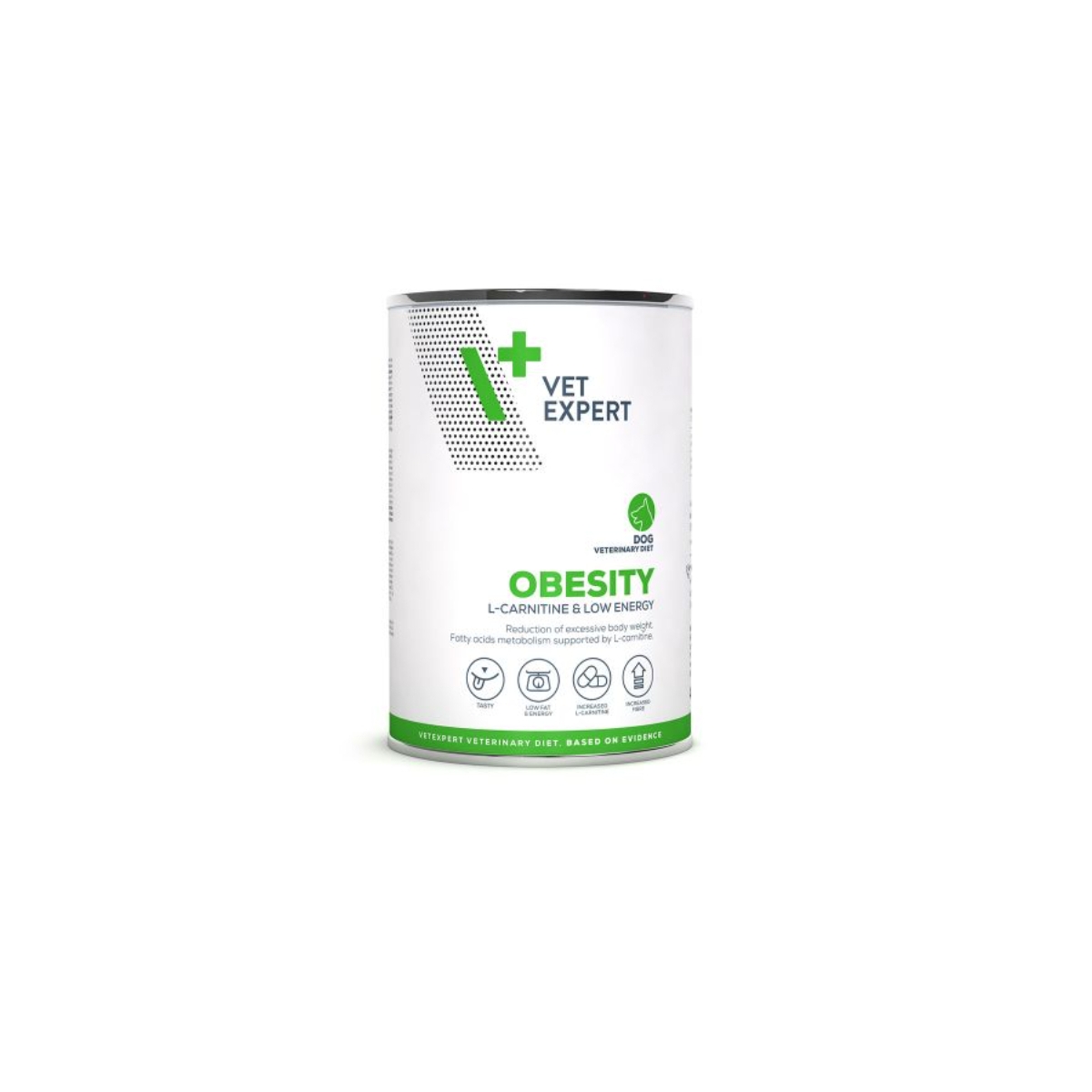 VetExpert 4T VD Obesity konservi suņiem 400G - Produkta attēls