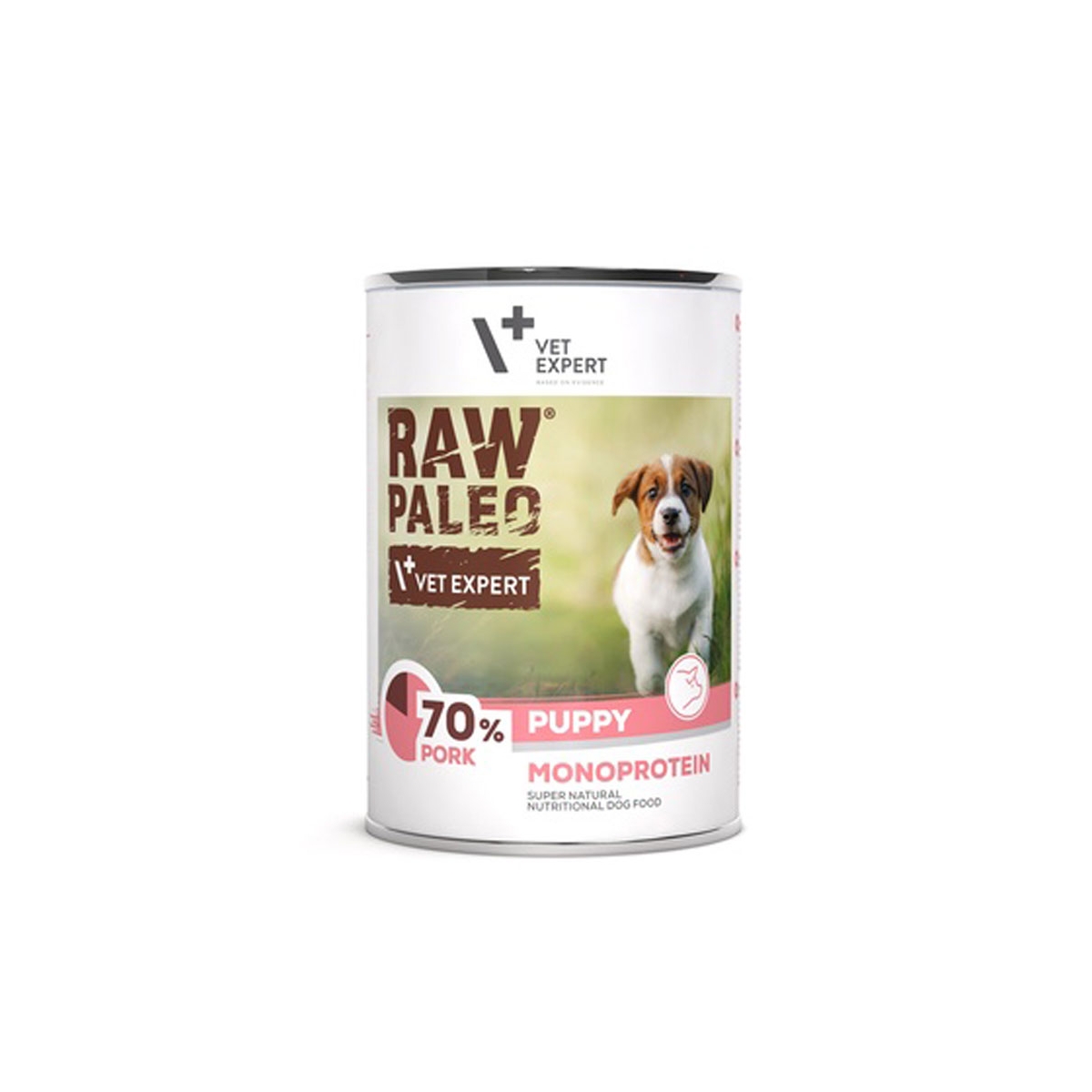 RAW PALEO mitrā barība kucēniem, cūka, 400g - Produkta attēls