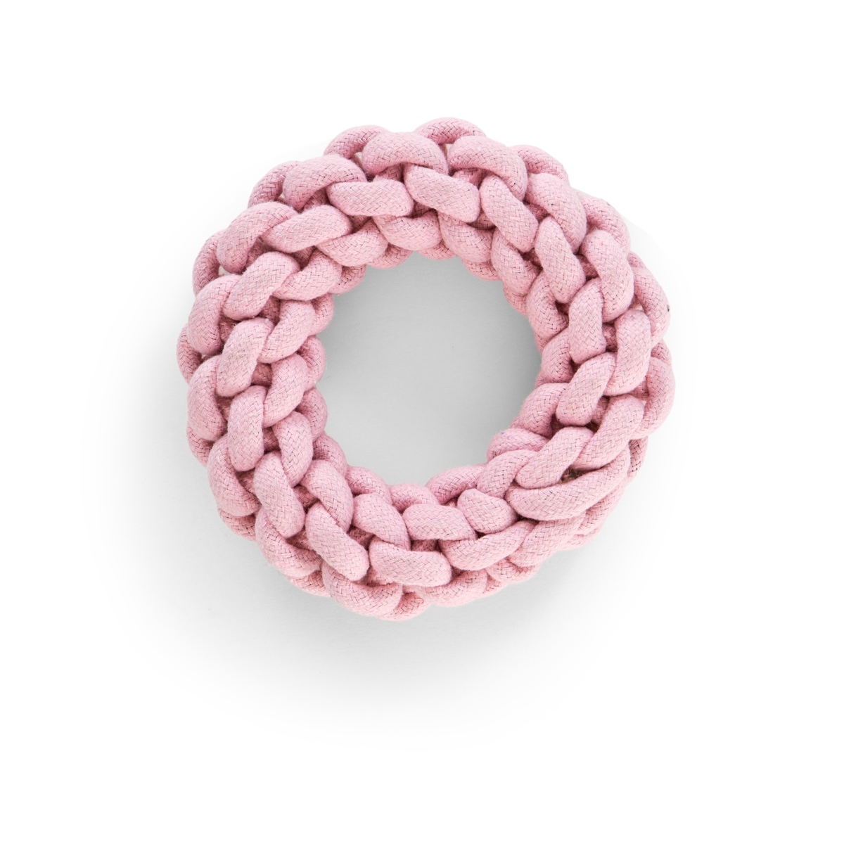 LITTLE&BIGGER Rope Ring rotaļlieta kucēniem, rozā - Produkta attēls