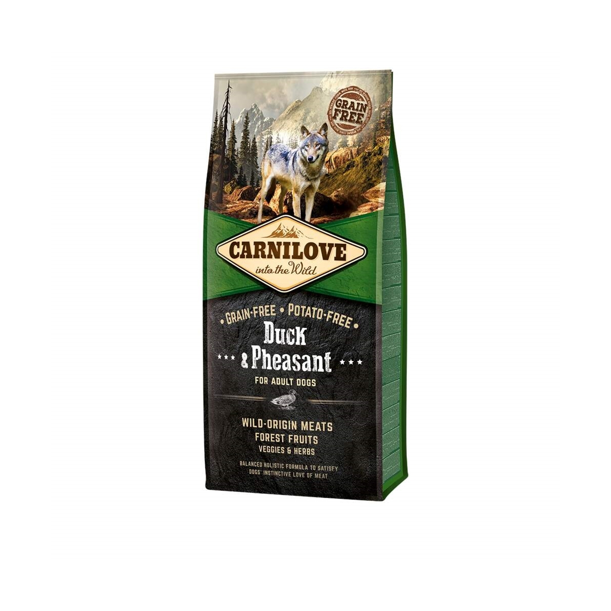 CARNILOVE sausā barība suņiem, pīle/fazāns, 12kg - Produkta attēls