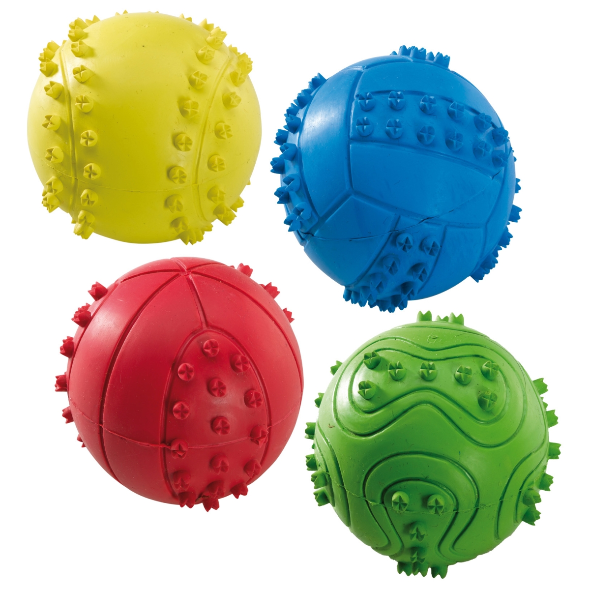 Ziedojums: Ferplast bumba ar gumijas tapiņām suņiem, 6 cm - Produkta attēls