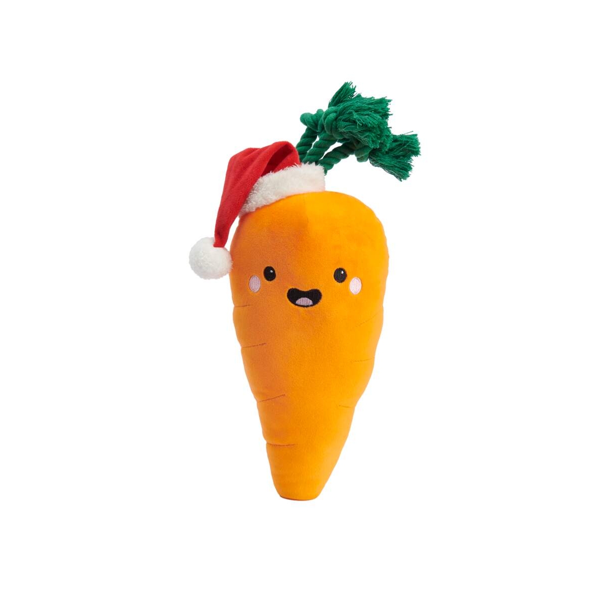 LITTLE & BIGGER Xmas Happy Carrot rotaļlieta suņiem, 44 x 16 x 8 cm - Produkta attēls