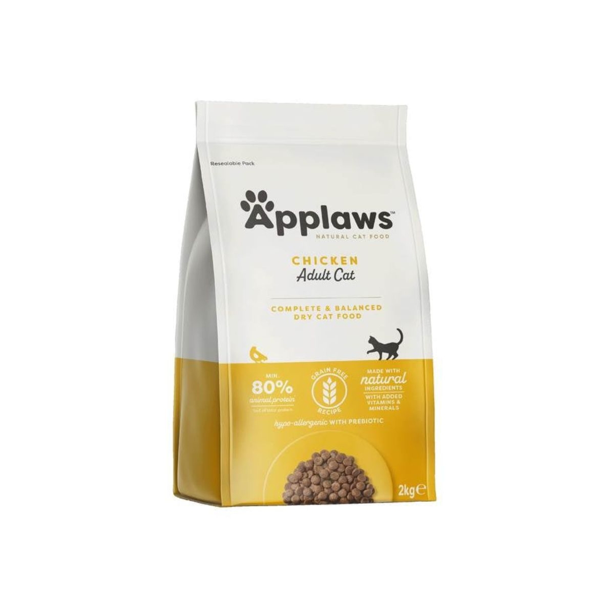 APPLAWS sausā barība kaķiem, vista, 2kg - Produkta attēls