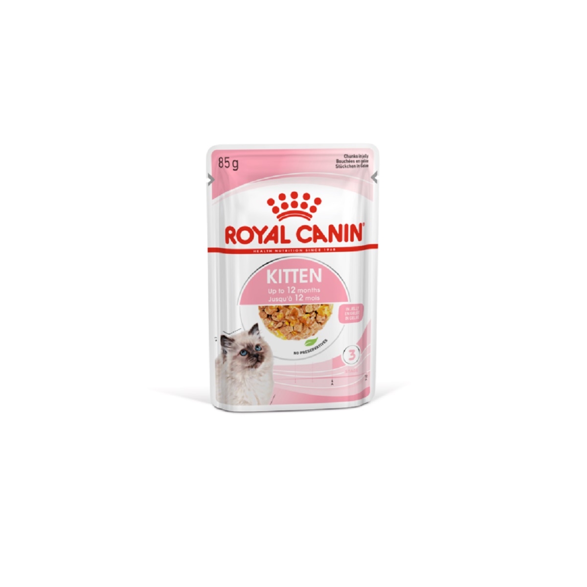 ROYAL CANIN mitrā barība želejā kaķēniem, 85g - Produkta attēls