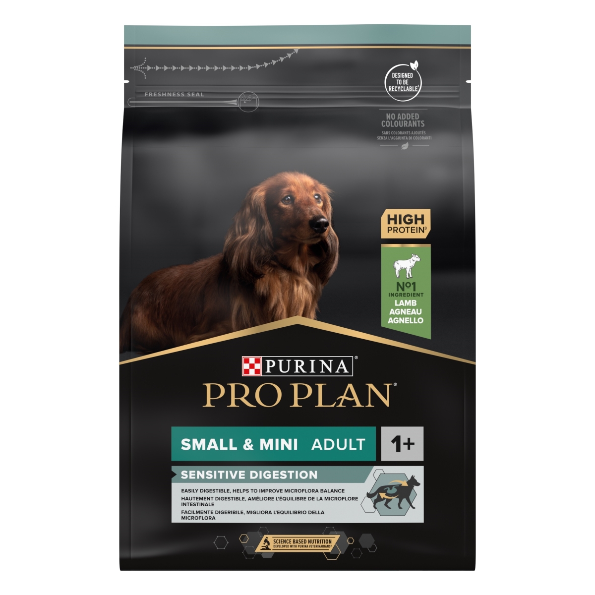 PRO PLAN Adult Small & Mini sausā barība suņiem, jērs, 700g - Produkta attēls