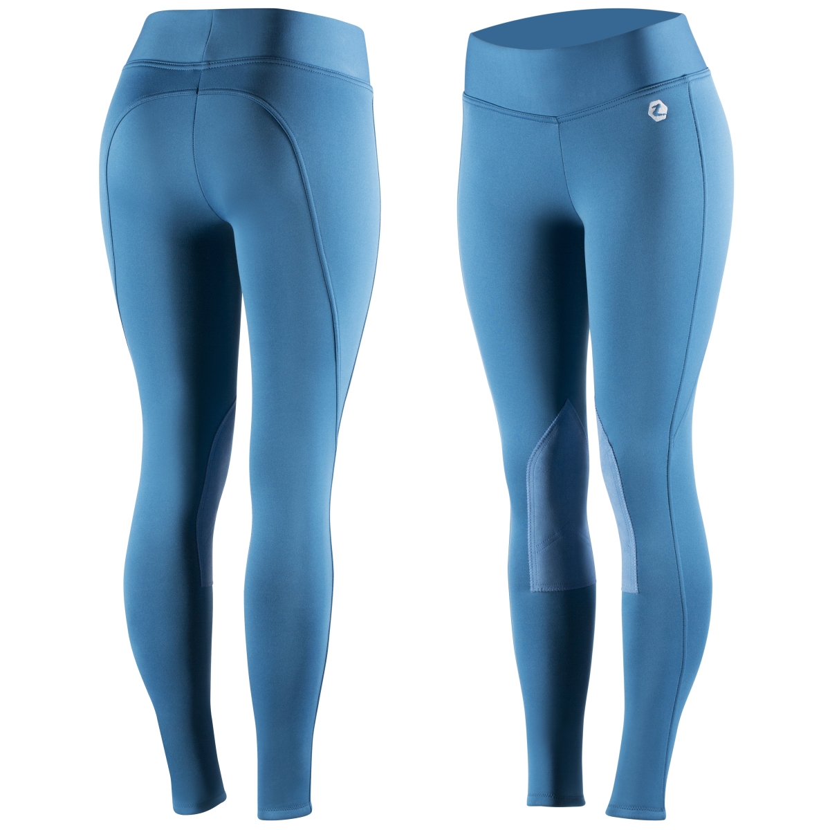 Horze Active Knee-Patch Winter naisteretuusid 38, sinine - Produkta attēls