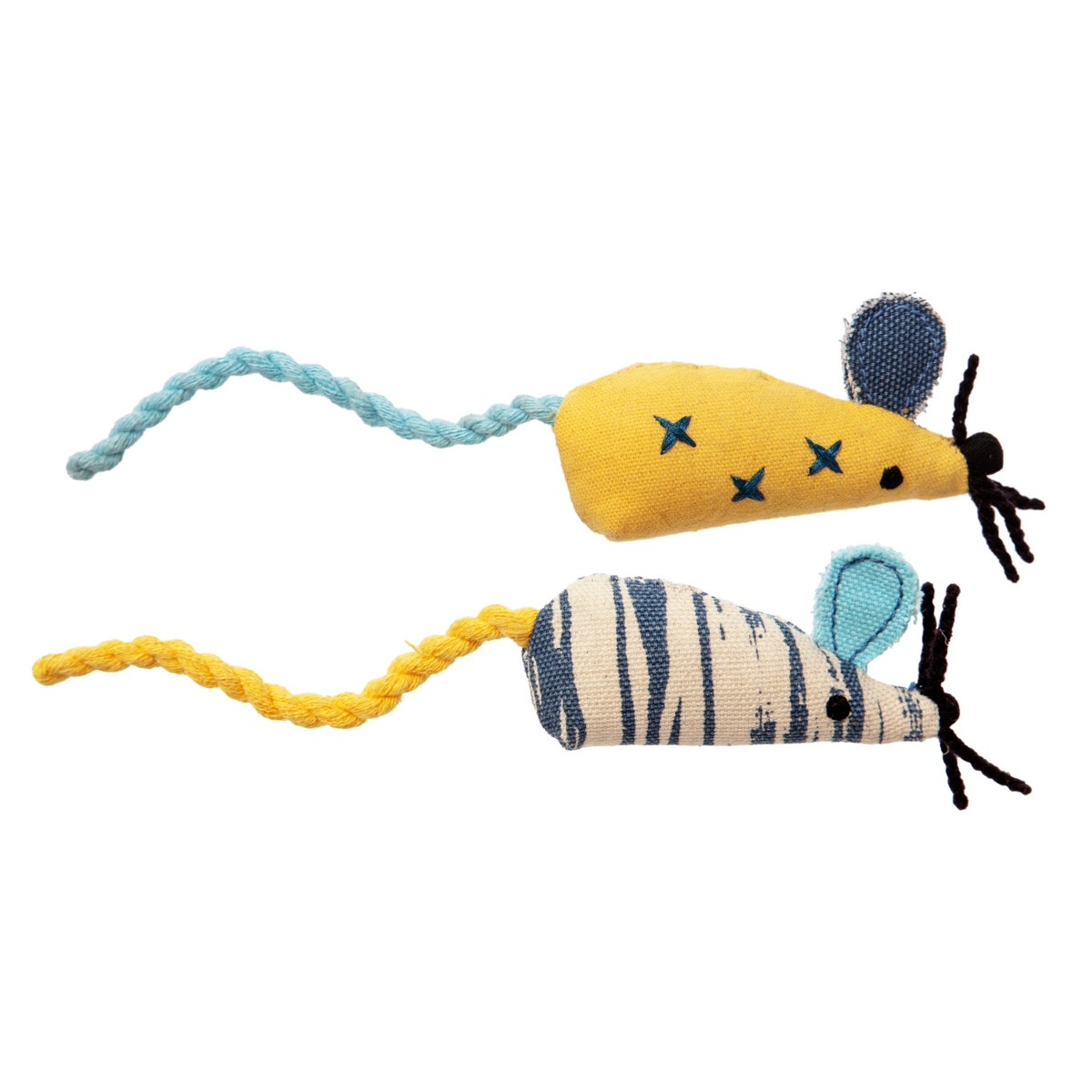 GAIA Cotton Mice rotaļlieta kaķiem, 2gb - Produkta attēls