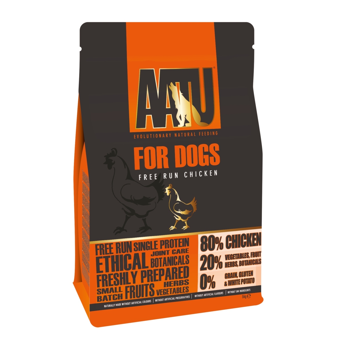 AATU sausā barība suņiem, vista, 5 kg - Produkta attēls
