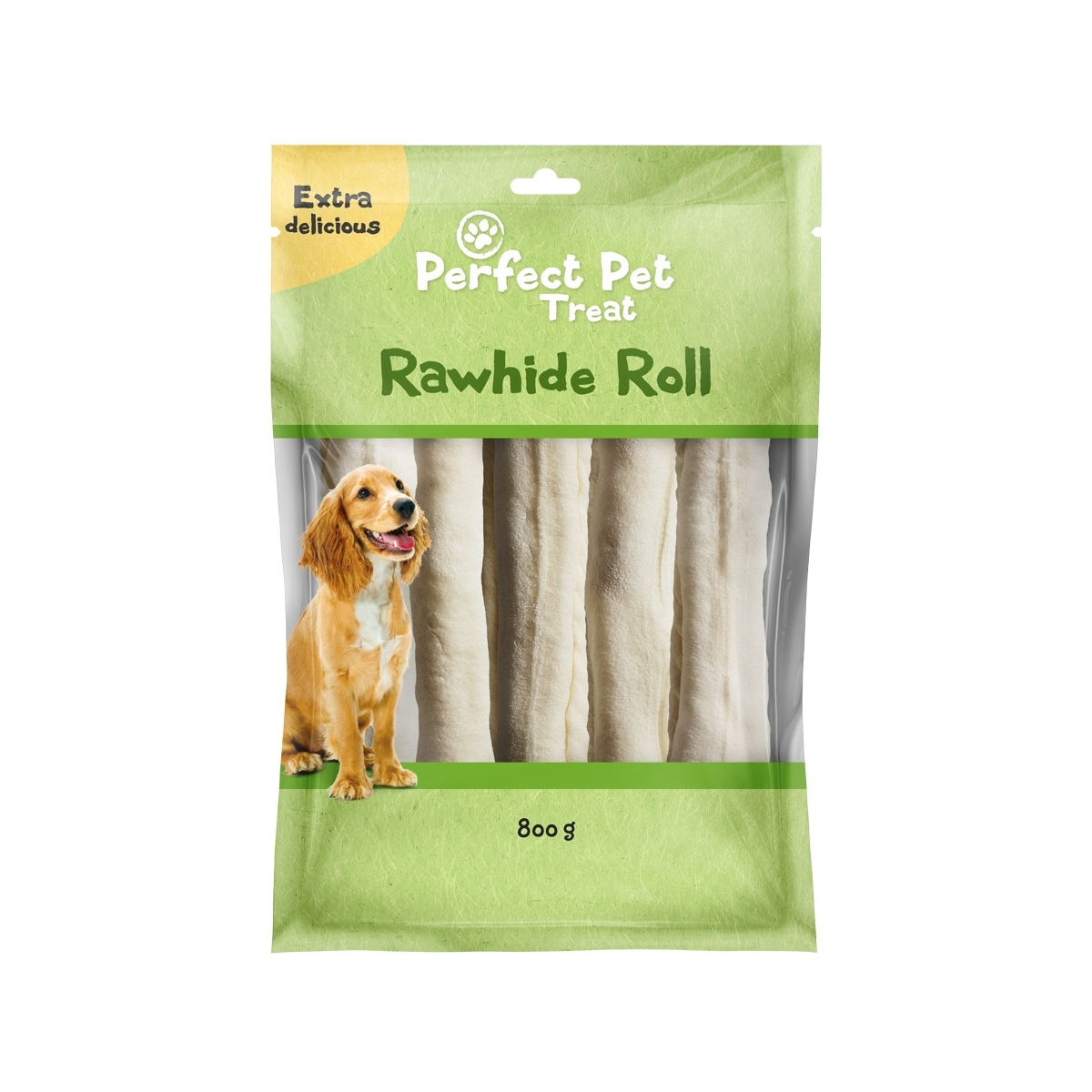 PERFECT PET Roll Jēlādas rullīši, gardumi suņiem, 800g - Produkta attēls