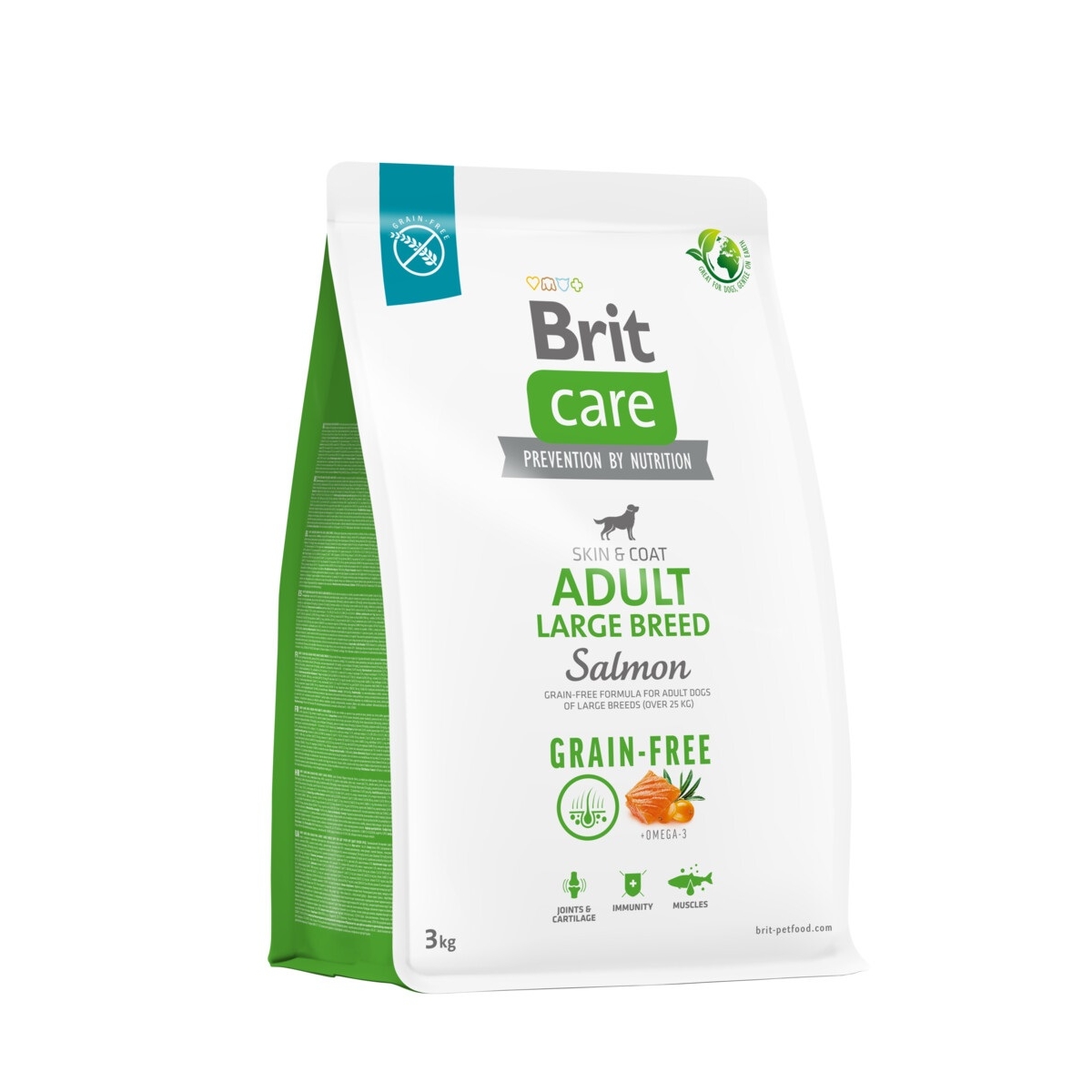 BRIT Care Large sausā barība suņiem, lasis, 3kg - Produkta attēls