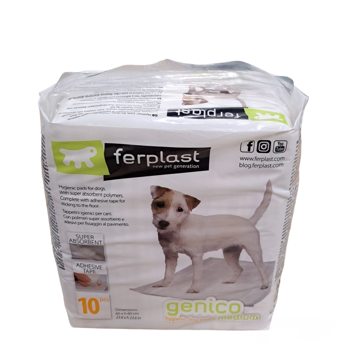 FERPLAST Genico absorbējošie pašlīmējošie paladziņi, M, 10gb - Produkta attēls
