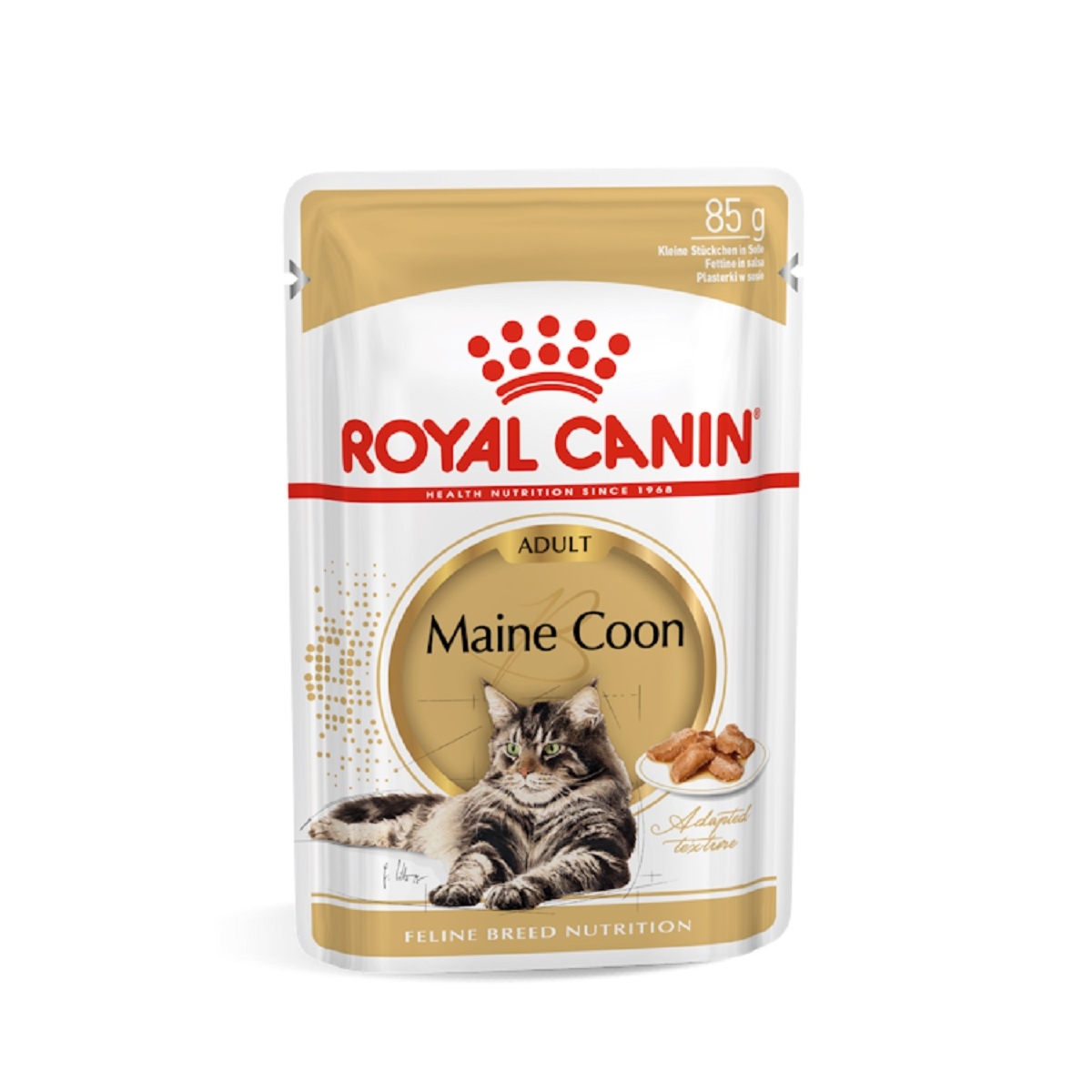 ROYAL CANIN mitrā barība Meinkūnu šķirnes kaķiem, 85g - Produkta attēls