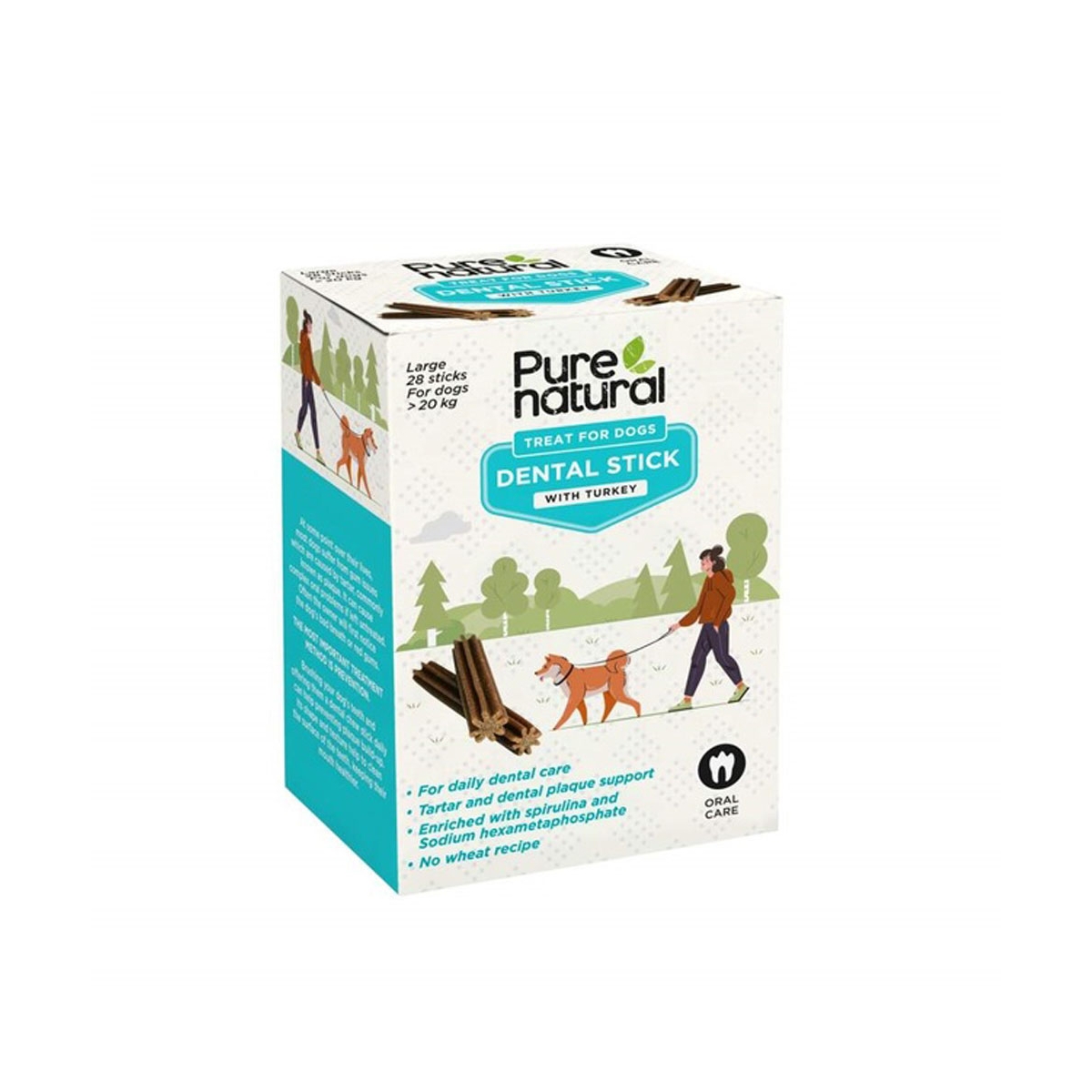 PURENATURAL Dental Stick kārumi suņiem, L, 28gb - Produkta attēls
