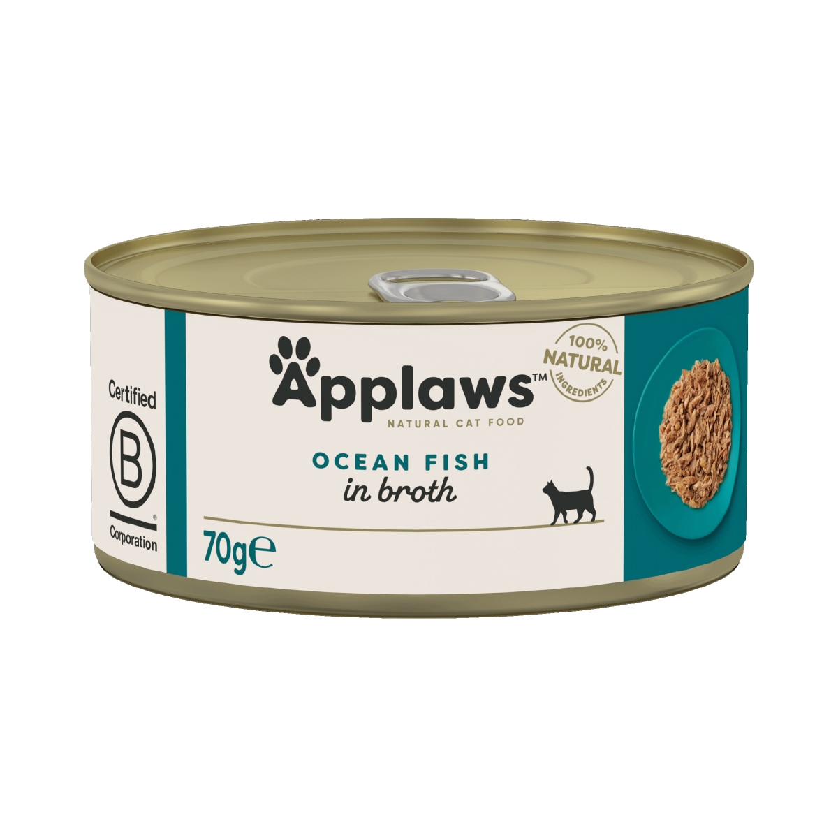 APPLAWS mitrā barība kaķiem, okeāna zivis, 70 g - Produkta attēls 1