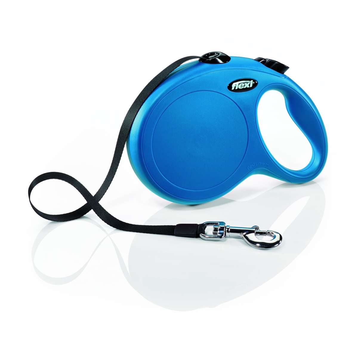 Flexi Classic Compact pavada, L/8m, zila - Produkta attēls