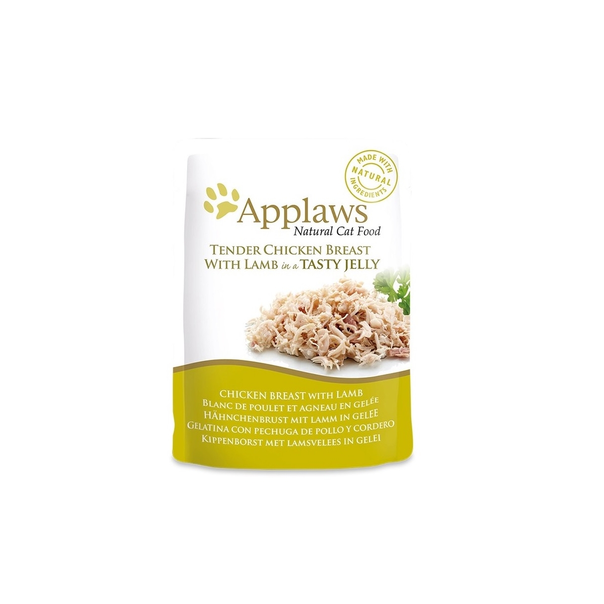 APPLAWS mitrā barība kaķiem ar vistu un aitu želejā, 70 g