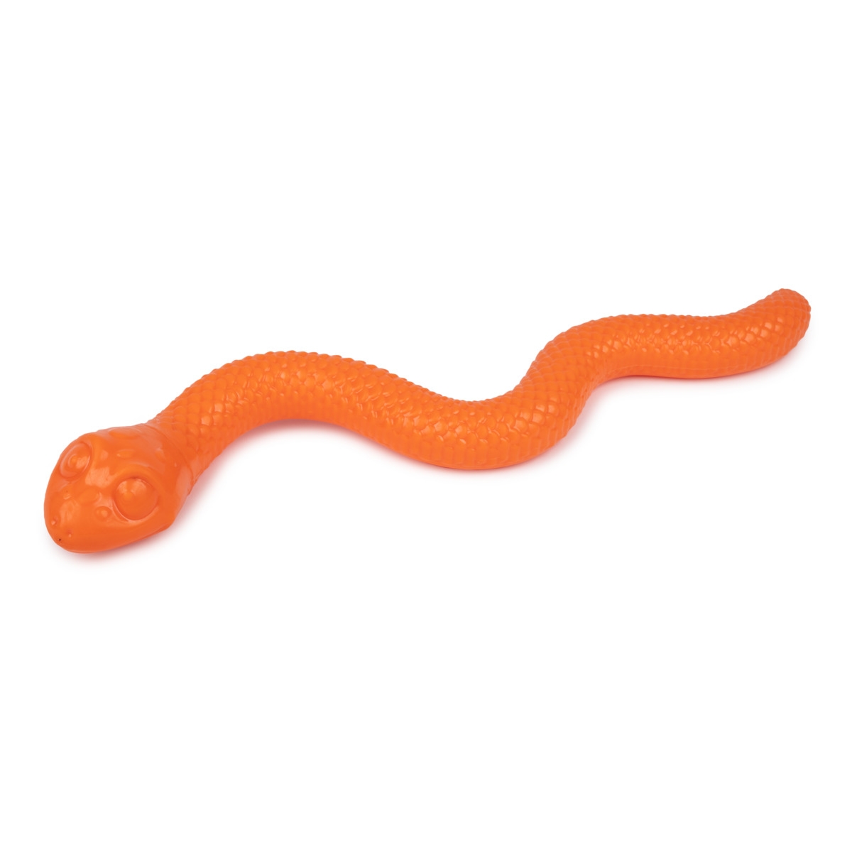 LITTLE&BIGGER Snake rotaļlieta suņiem, oranža - Produkta attēls