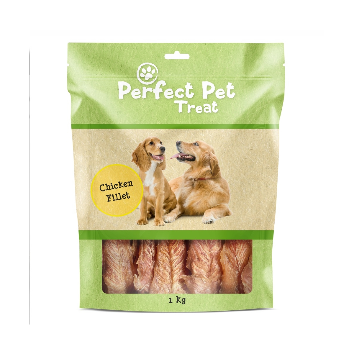 PERFECT PET gardumi suņiem, vistas fileja, 1kg - Produkta attēls