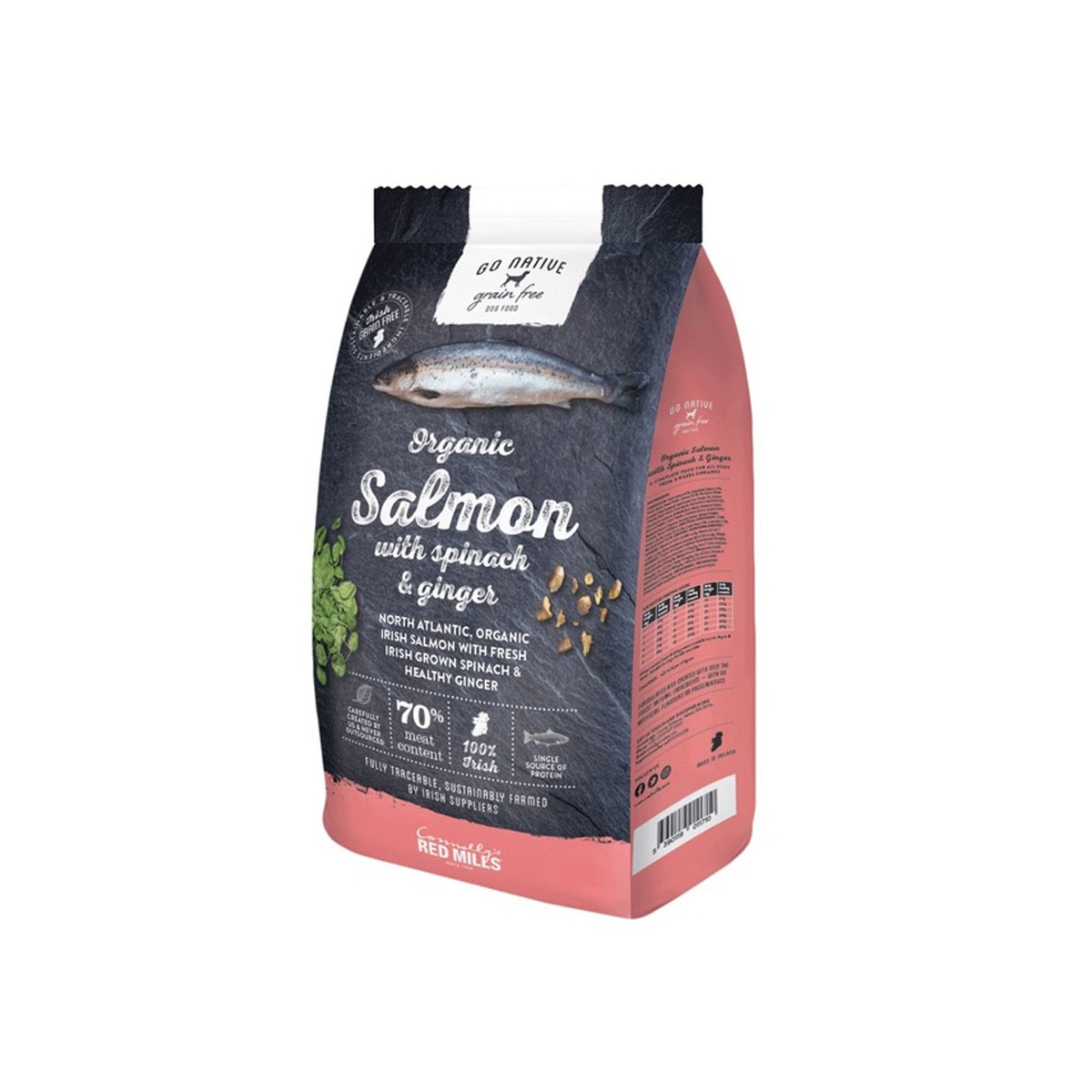 GO NATIVE sausā barība suņiem, lasis/spināti/ingvers, 12kg - Produkta attēls