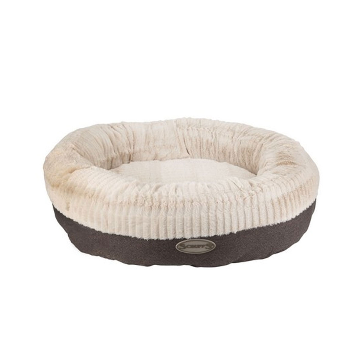 Scruffs Ellen Donut suņa guļvieta, M, 55 cm, pelēka - Produkta attēls