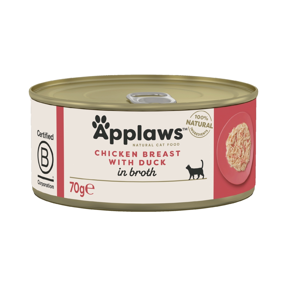 APPLAWS mitrā barība kaķiem, vista/pīle, 70g - Produkta attēls