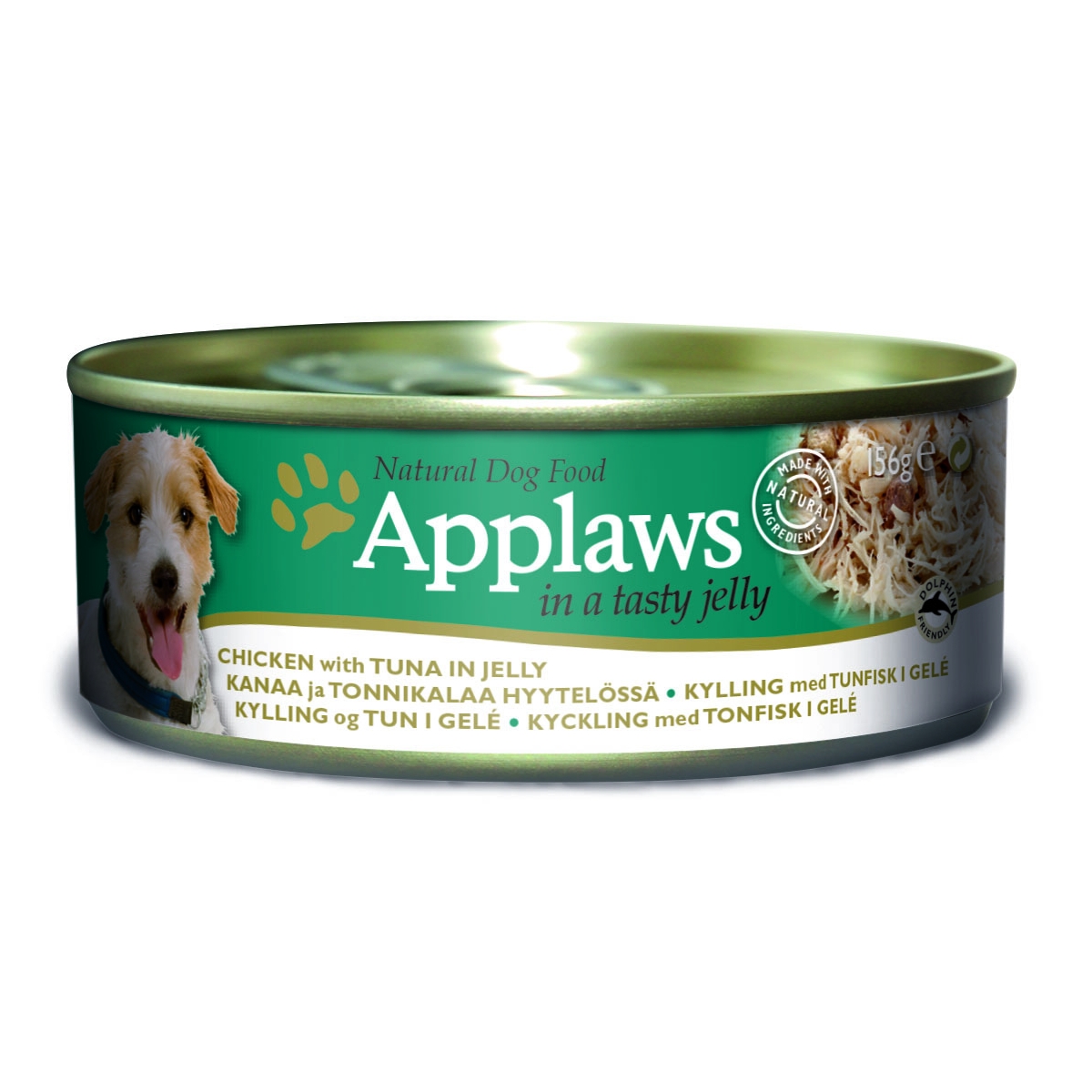 Applaws konservi suņiem, ar vistas gaļu un tunci, 156 g - Produkta attēls