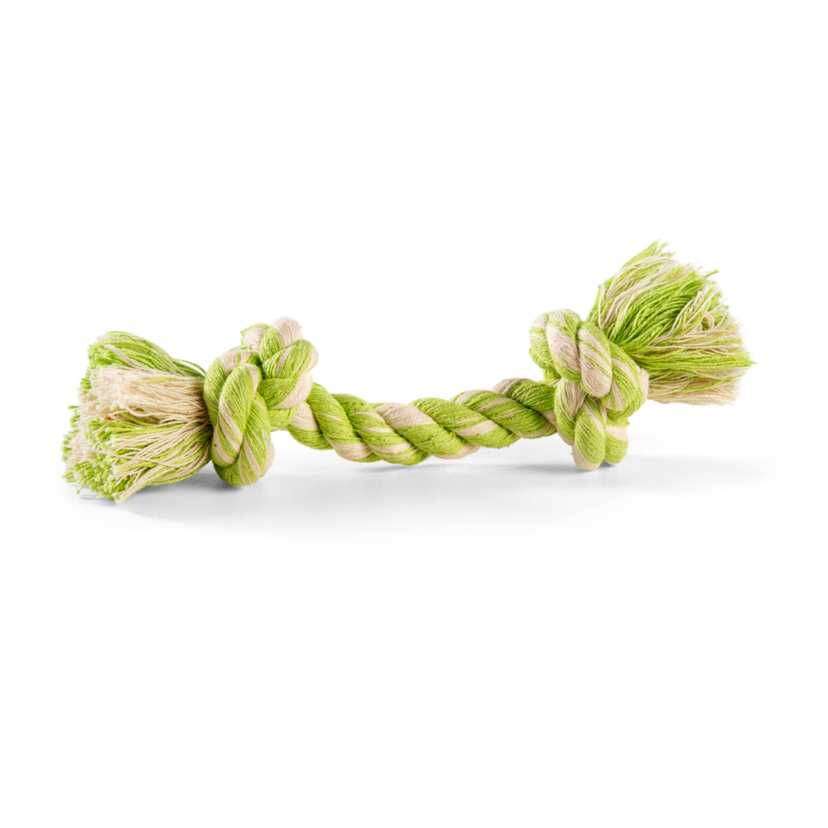 LITTLE&BIGGER 2 Knots virves rotaļlieta suņiem, 20cm, zaļa - Produkta attēls