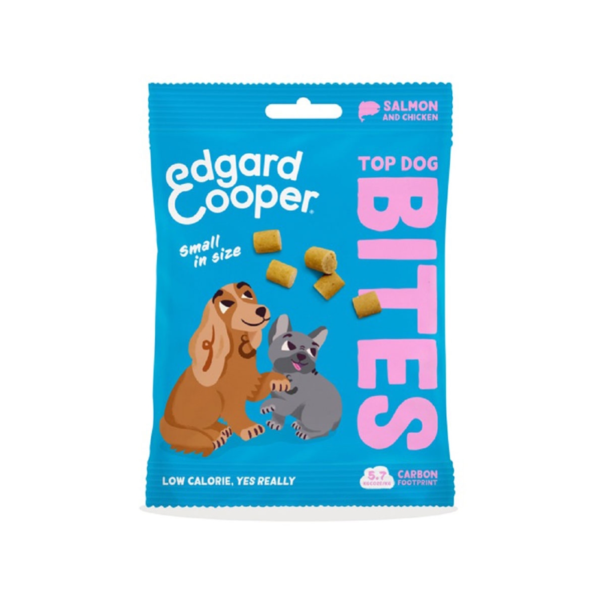 EDGARD COOPER Bites kārumi suņiem lasis/vista, S, 50g - Produkta attēls