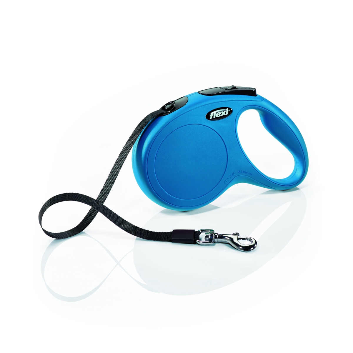 Flexi Classic Compact pavada, M/5m, zila - Produkta attēls