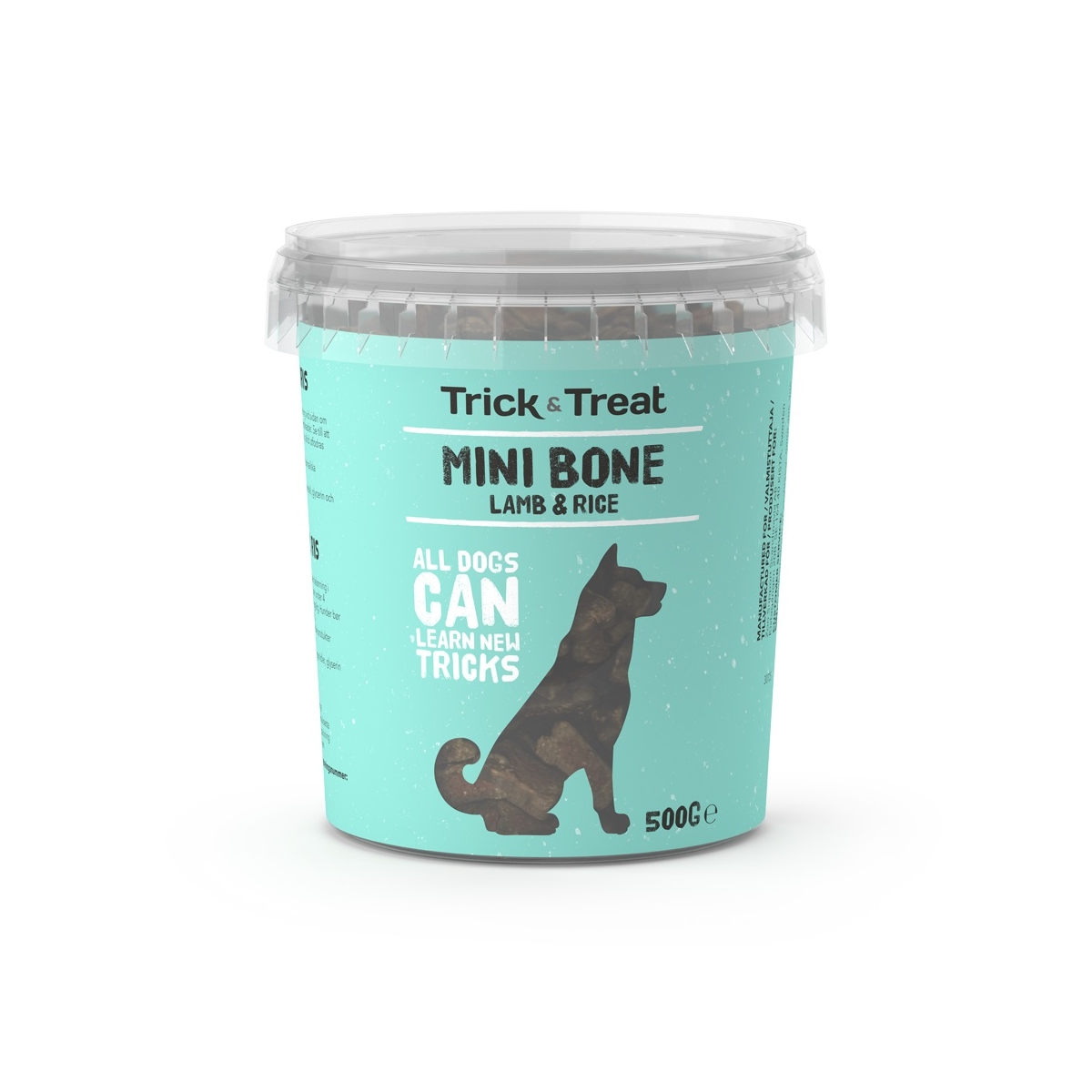 TRICK & TREAT Mini Bone gardumi suņiem, jērs/rīsi, 500g - Produkta attēls
