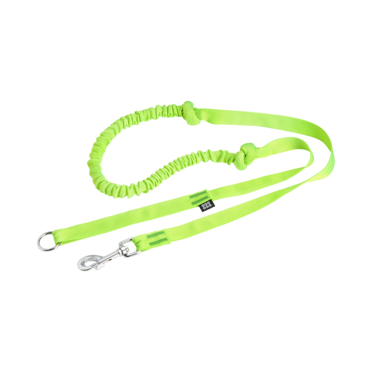 PRO DOG Stretch elastīga pavada suņiem, 2,5 x 170 cm, zaļa - Produkta attēls