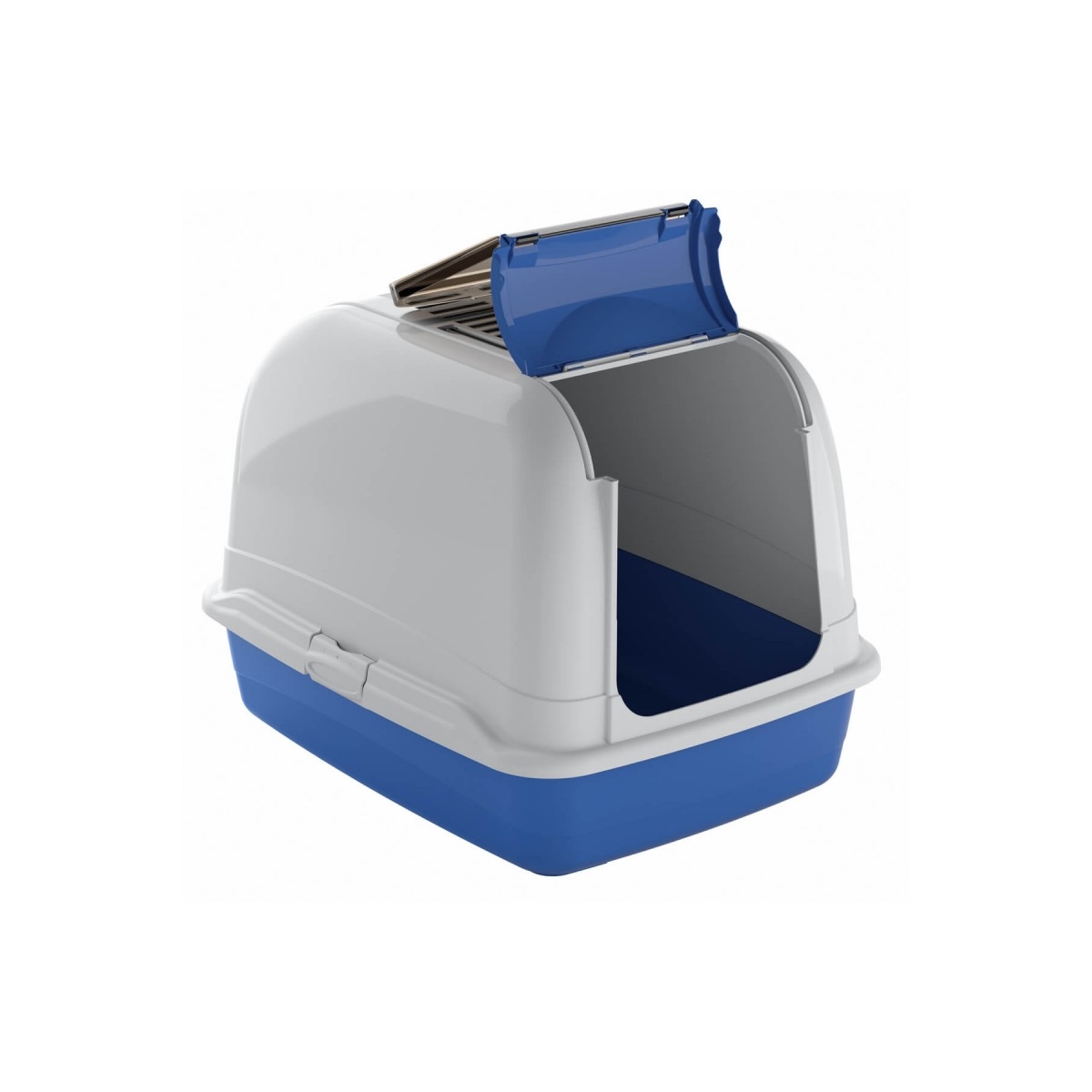 Ferplast Maxi Bella Cabrio aizvērta tipa kaķu tualete, 50 X 65,5 X 47 cm - Produkta attēls