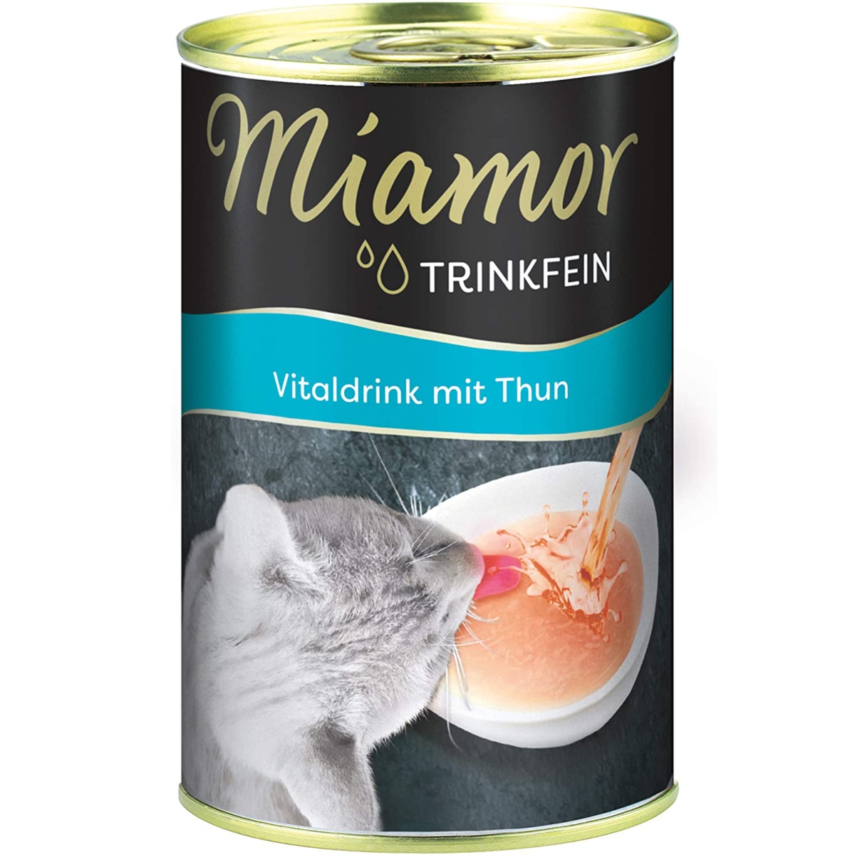 MIAMOR Trinkfein dzēriens kaķiem ar tunci 135ml - Produkta attēls