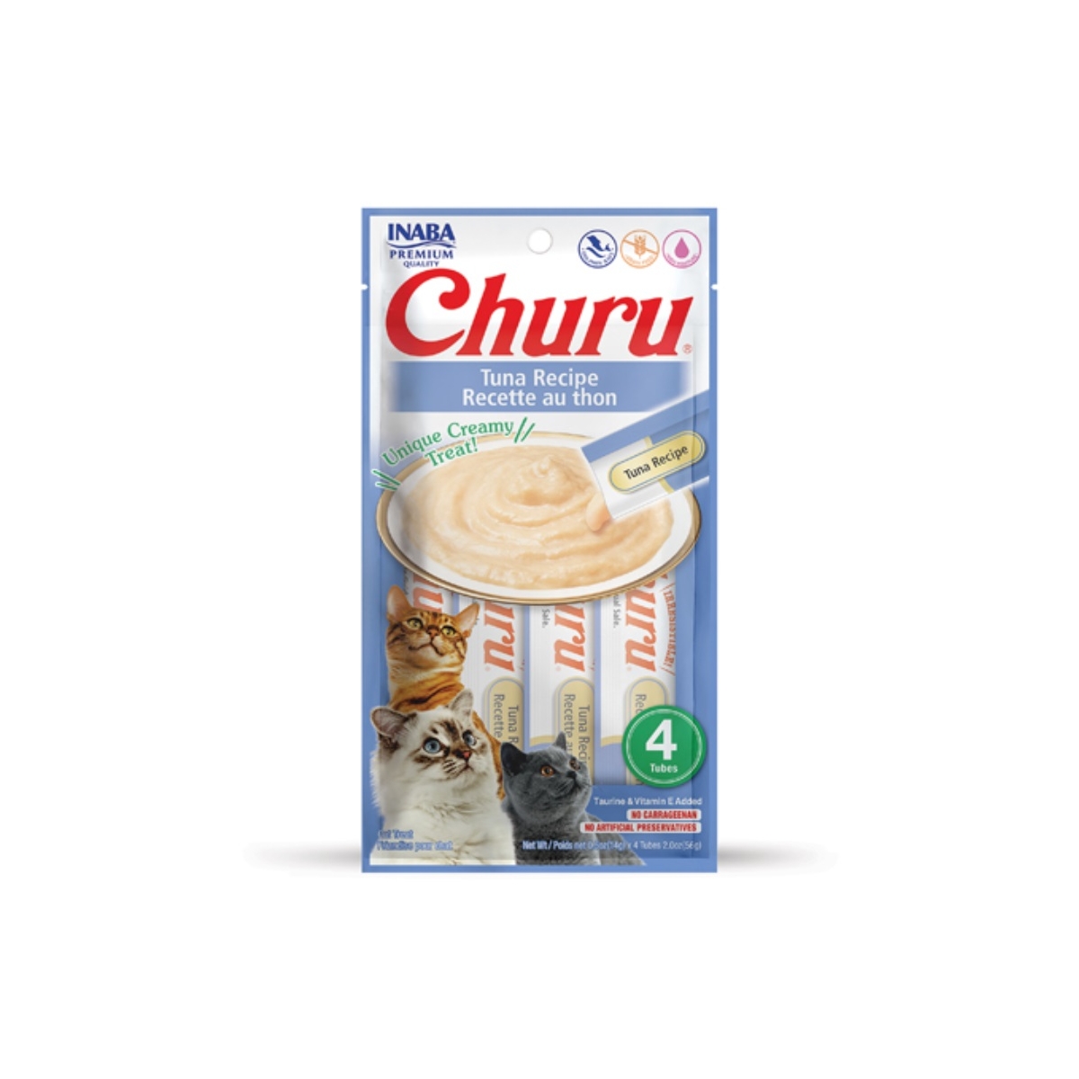 Churu biezenis kaķiem tuncis 14gx4 n1 - Produkta attēls
