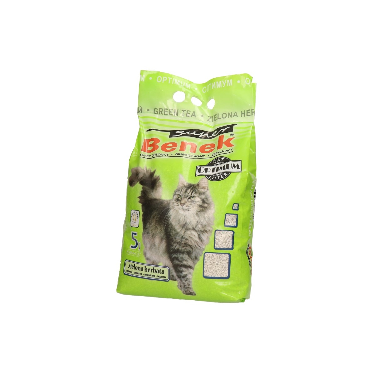 Certech Benek Optimum pakaiši at zaļās tējas ekstraktu, 5 L - Produkta attēls