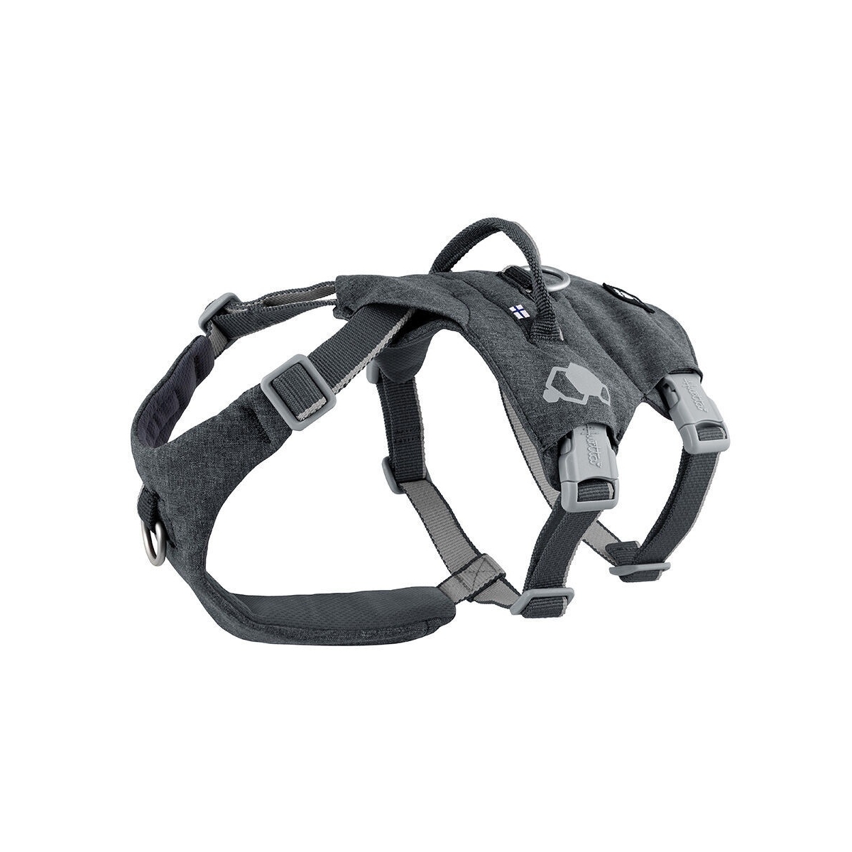 HURTTA Safeguard Eco krūšu siksna suņiem 55-70cm, pelēka - Produkta attēls 1