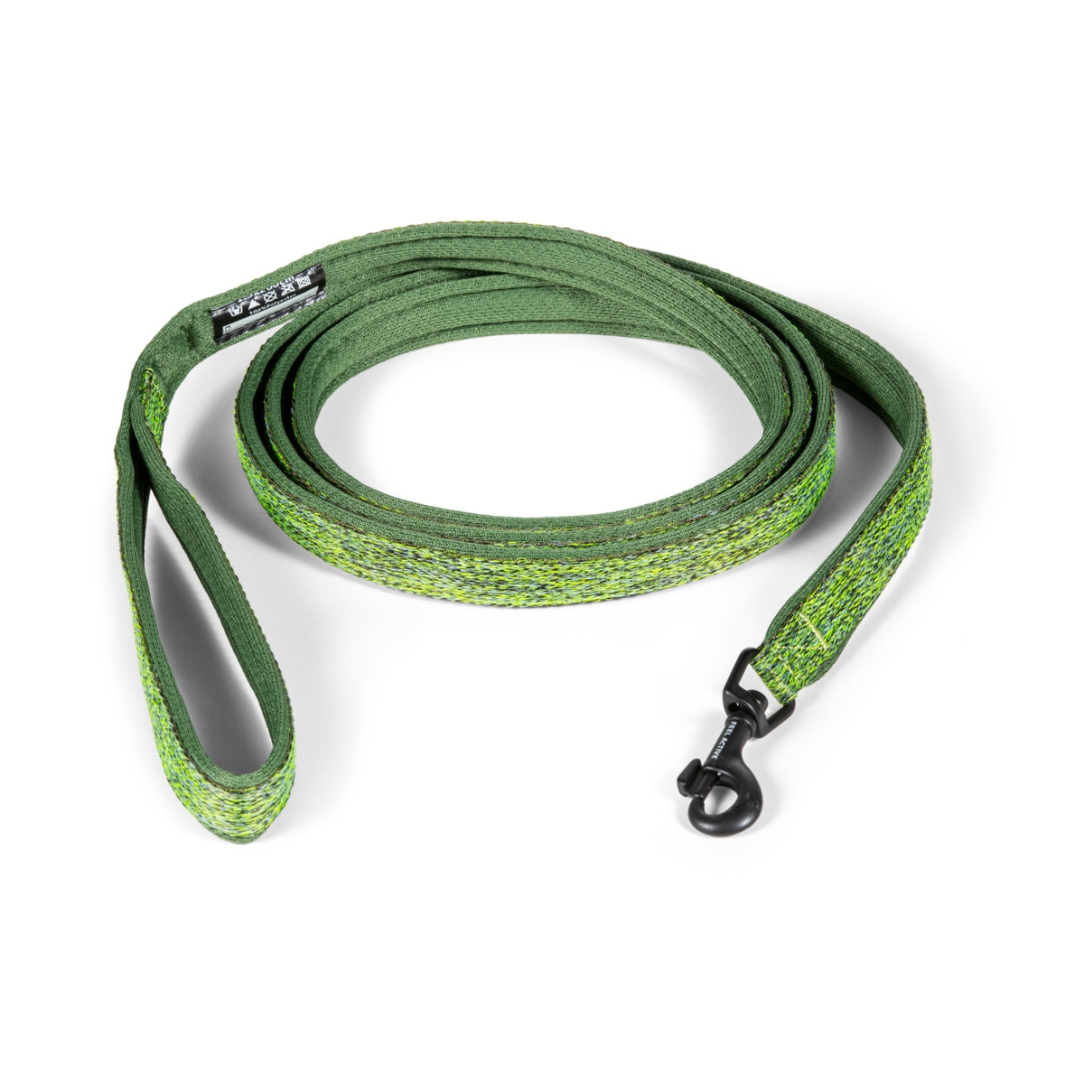 FEEL ACTIVE Padded pavada suņiem, 1,5 x 200 cm, zaļa - Produkta attēls