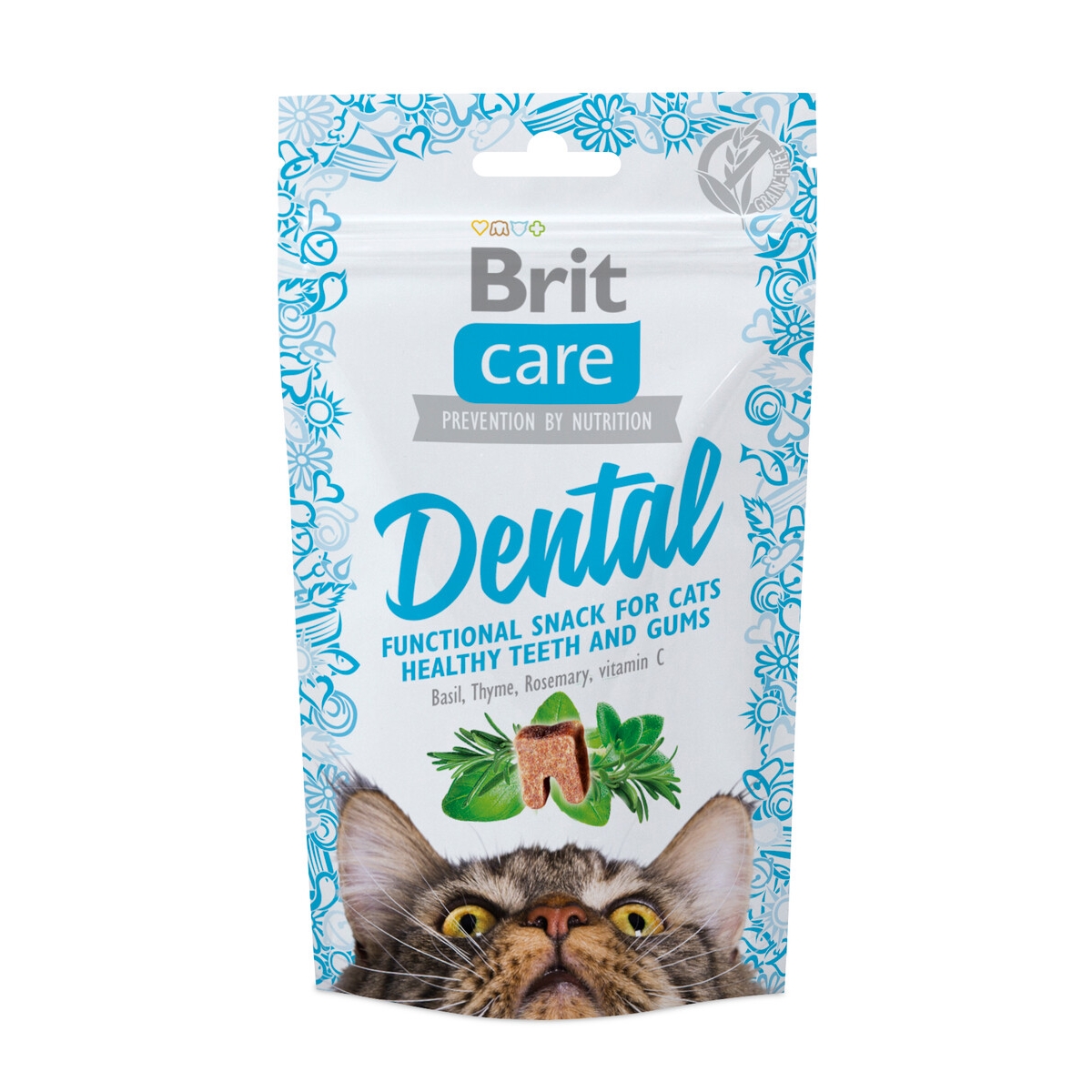 BRIT CARE Dental kārumi kaķiem, 50g - Produkta attēls
