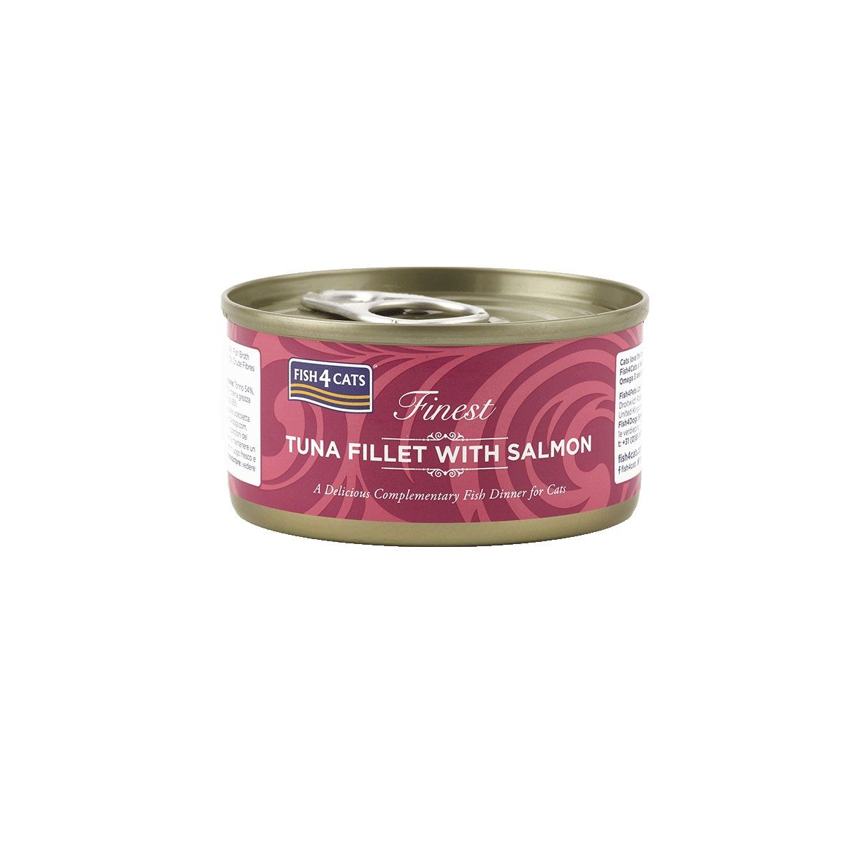 FISH4CATS mitrā barība kaķiem, tuncis/lasis, 70 g - Produkta attēls