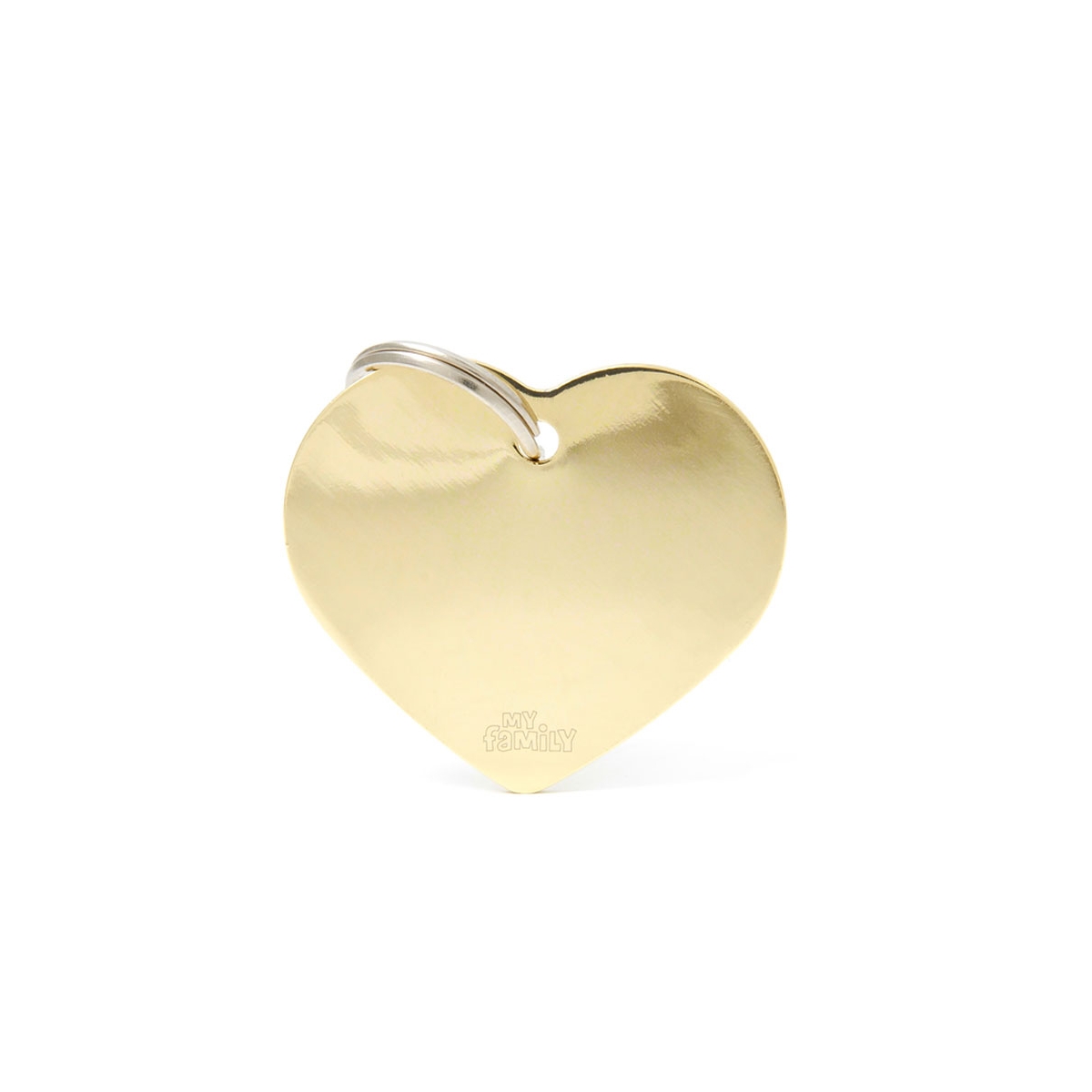MY FAMILY Basic Gold Heart piekariņš, L - Produkta attēls