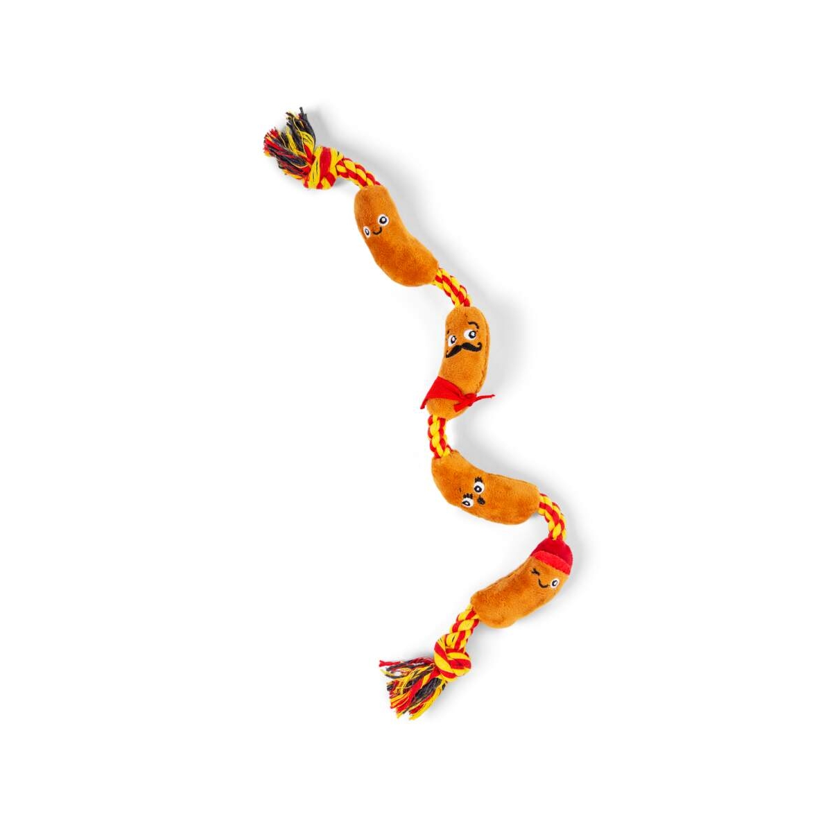 LITTLE & BIGGER Sausage String rotaļlieta suņiem, 60cm - Produkta attēls